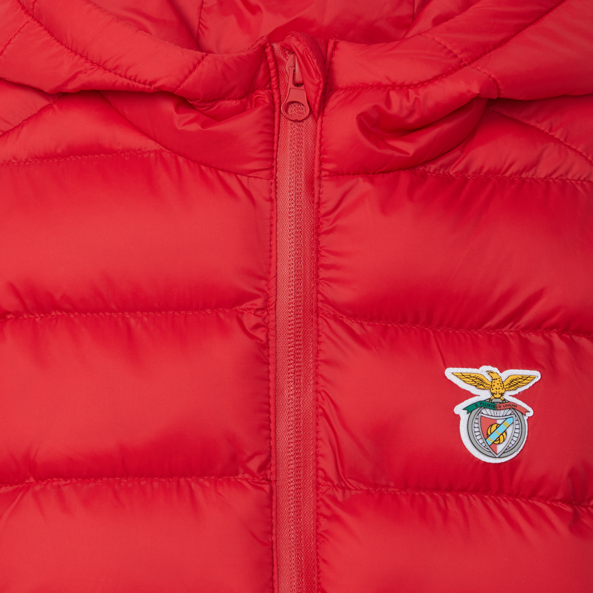 Red Jacket with Hood and SL Benfica Emblem for Baby