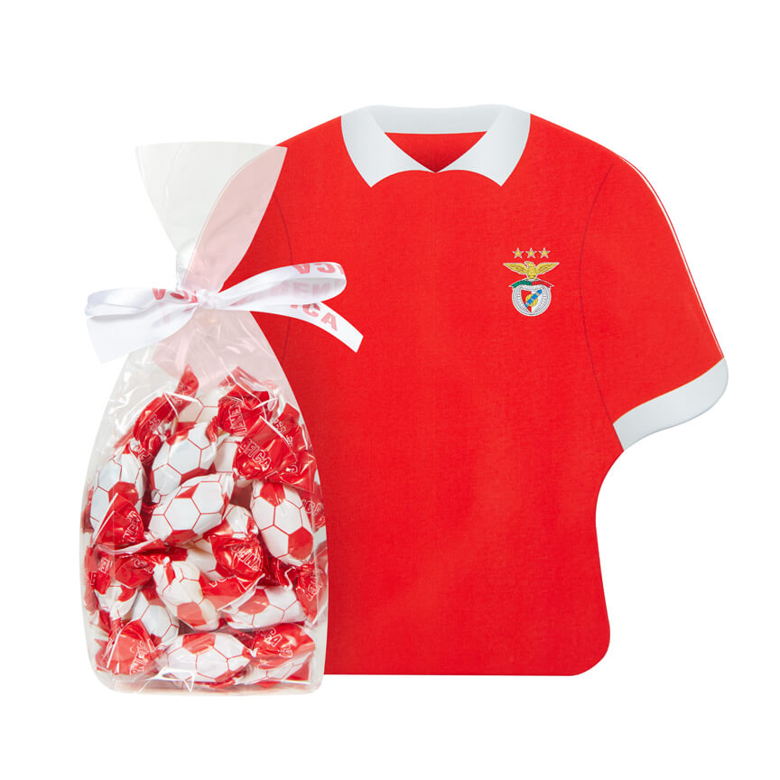 SL Benfica T-shirt box with candy