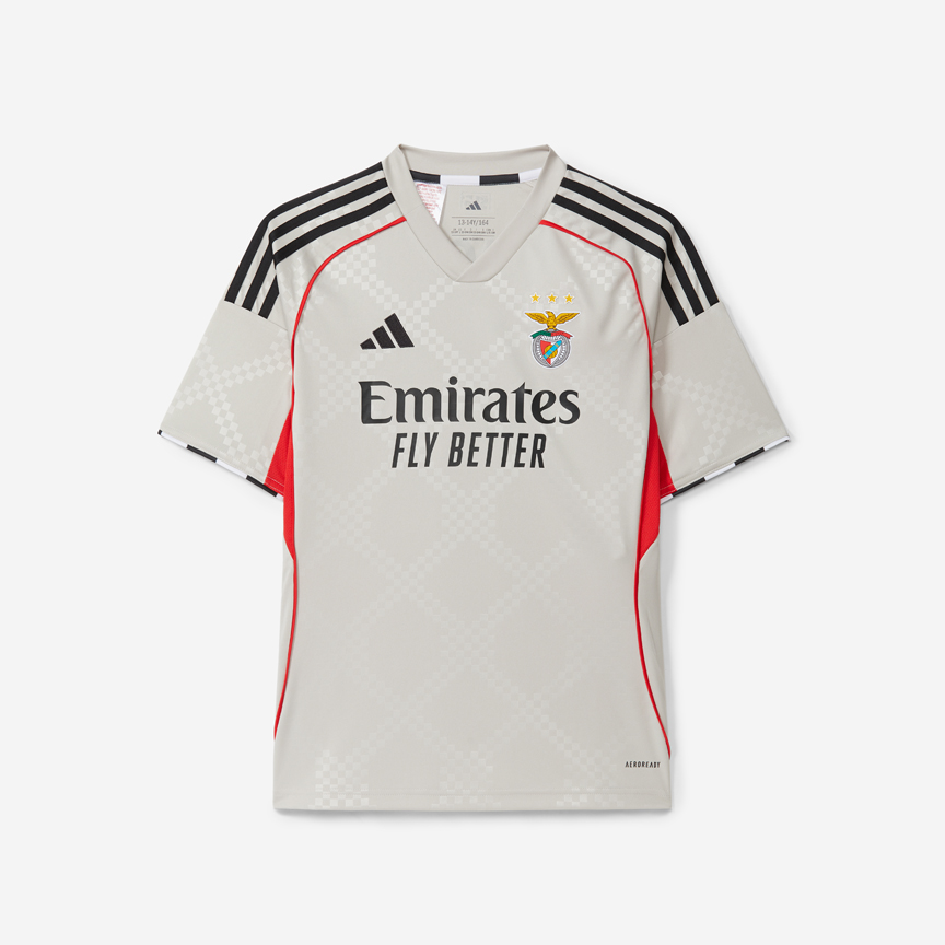 SL Benfica 2025-2026 Beige Away Jersey for Kids