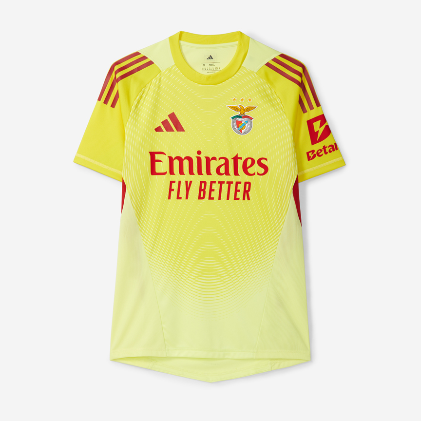 SL Benfica 2025-2026 Yellow Goalkeeper Jersey