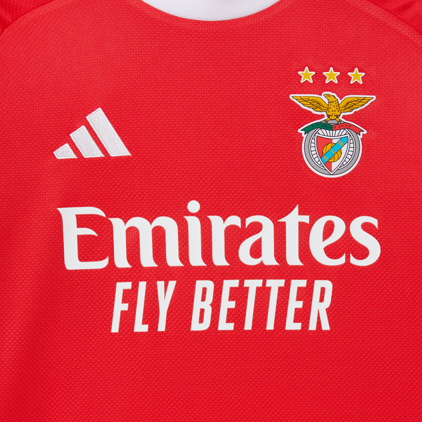 SL Benfica 2025–2026 Home Jersey for Kids
