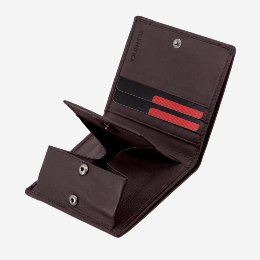 Sport Lisboa e Benfica Brown Leather Wallet
