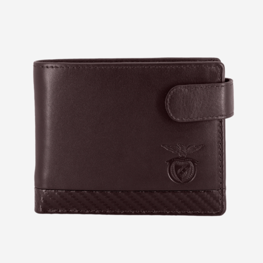 Brown Wallet with Leather Clip SL Benfica