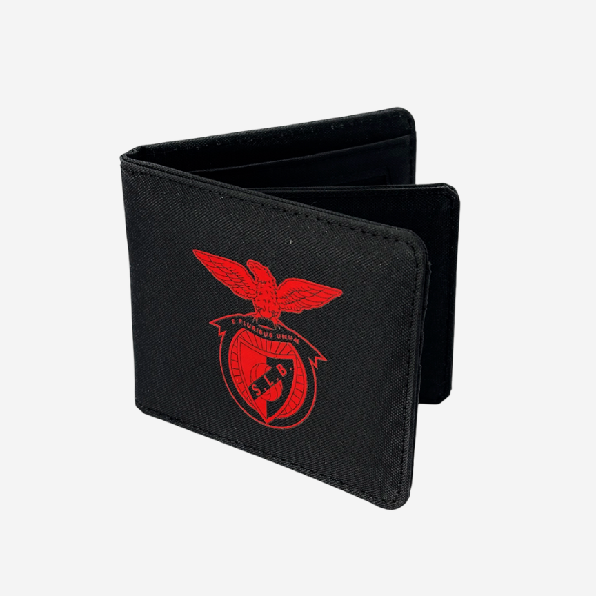 Black Wallet SL Benfica Emblem