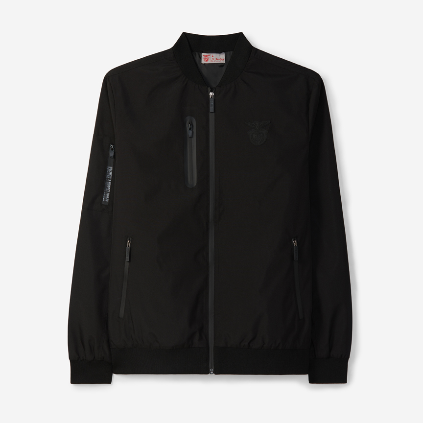 Black Bomber Jacket SL Benfica