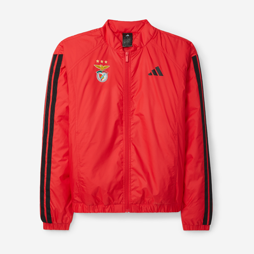 Red jacket with Adidas Sport Lisboa e Benfica logo