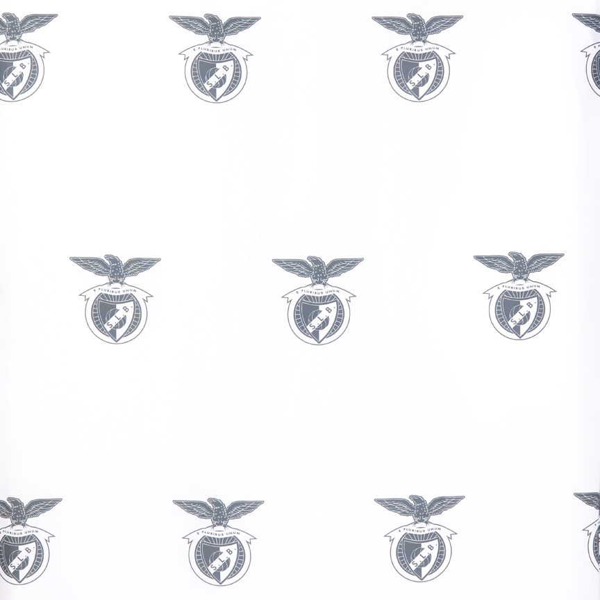 SL Benfica Black and White Double Bed Set