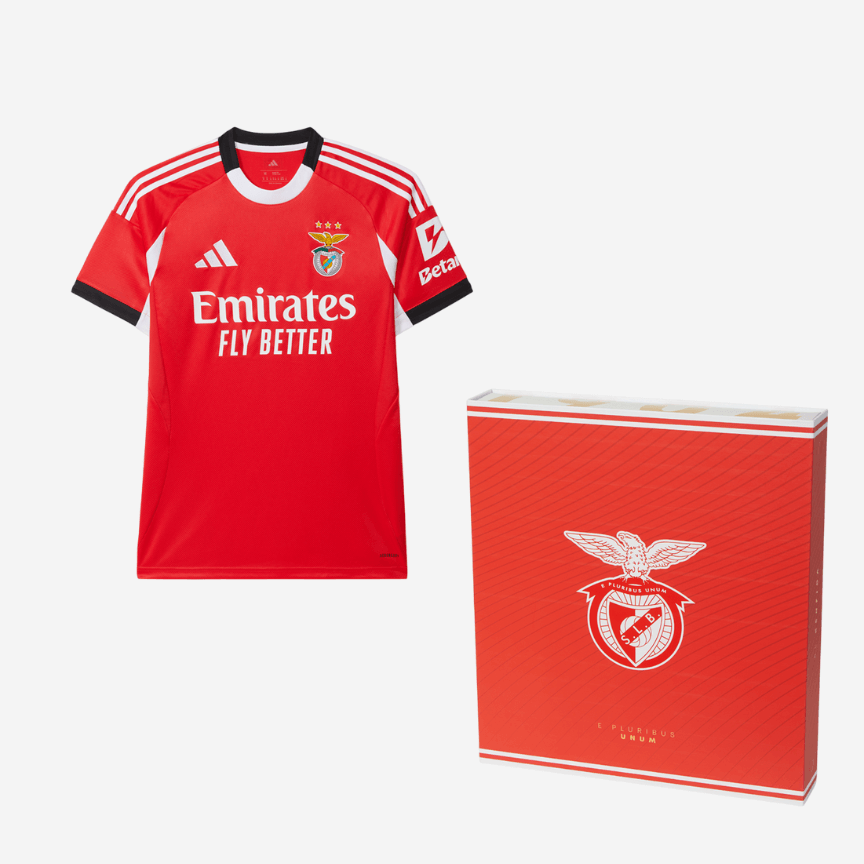 SL Benfica 2025-2026 Home Jersey and E Pluribus Unum Box Set