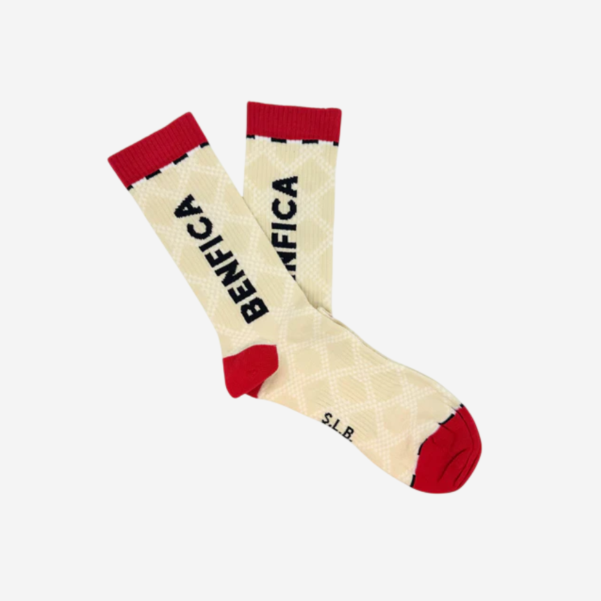 SL Benfica x Chulé Beige Socks 2025–2026