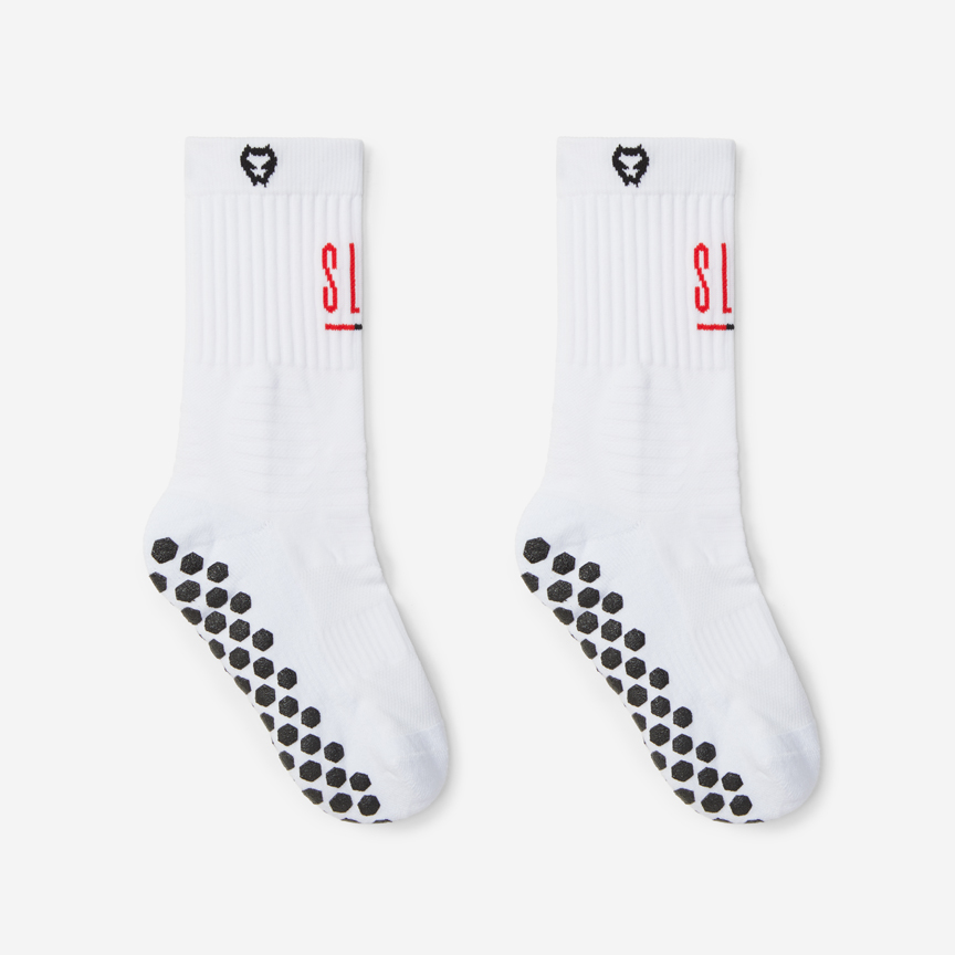 Sport Lisboa e Benfica x SAK Grip White Socks