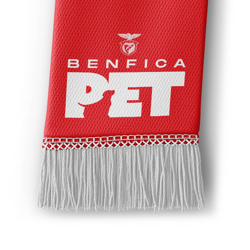 Mini Scarf Benfica Pet O Amor das Minhas 7 Vidas