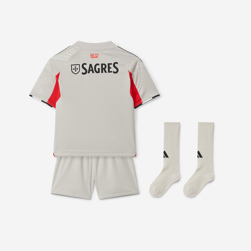SL Benfica 2025–2026 Beige Away Mini Kit