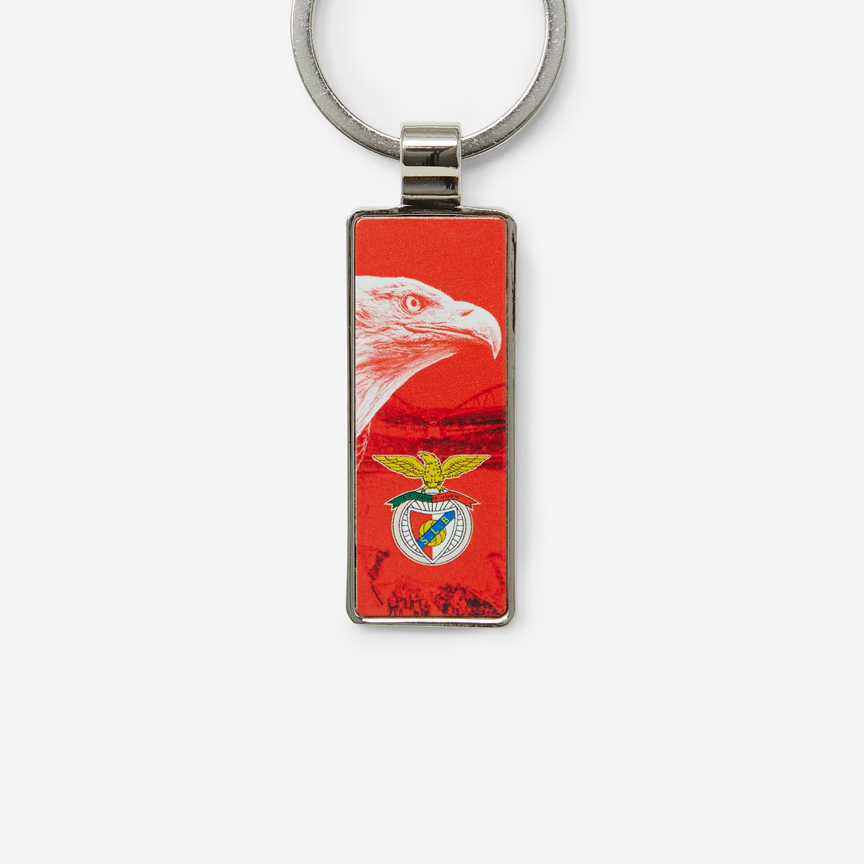 SL Benfica Rectangular Keyring with Eagle and Emblem