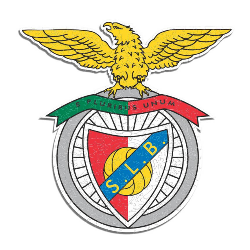 SL Benfica Emblem Wooden Puzzle - 500 Pieces