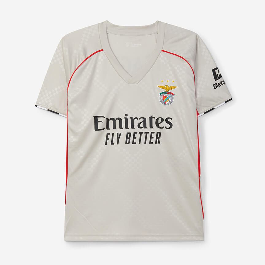 SL Benfica 2025-2026 Replica Beige Away Jersey for Women