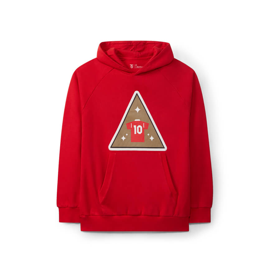 Benfica 10 Jersey Red Hoodie 