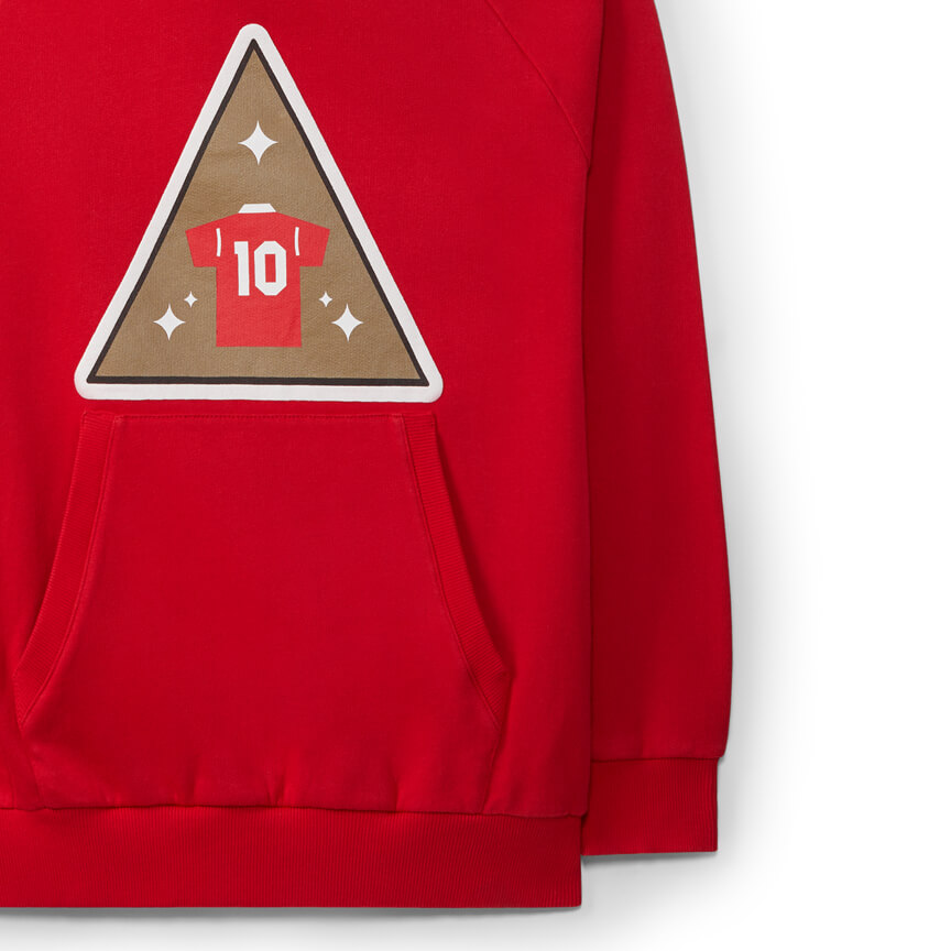 Benfica 10 Jersey Red Hoodie 