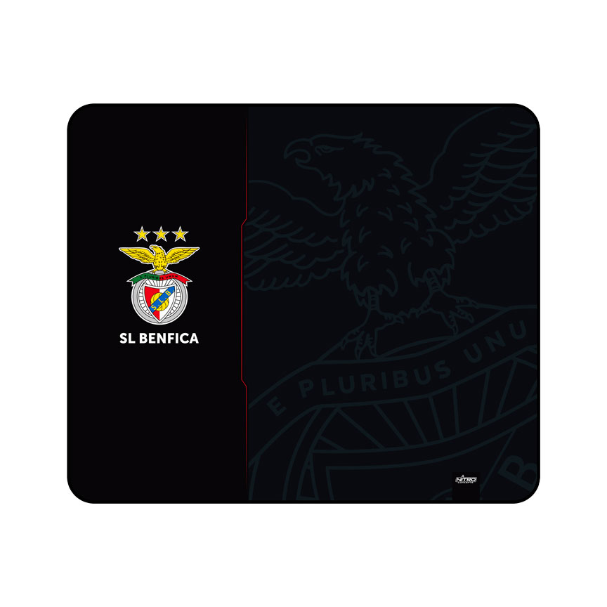 Black SL Benfica Nitro Gaming Mouse Pad