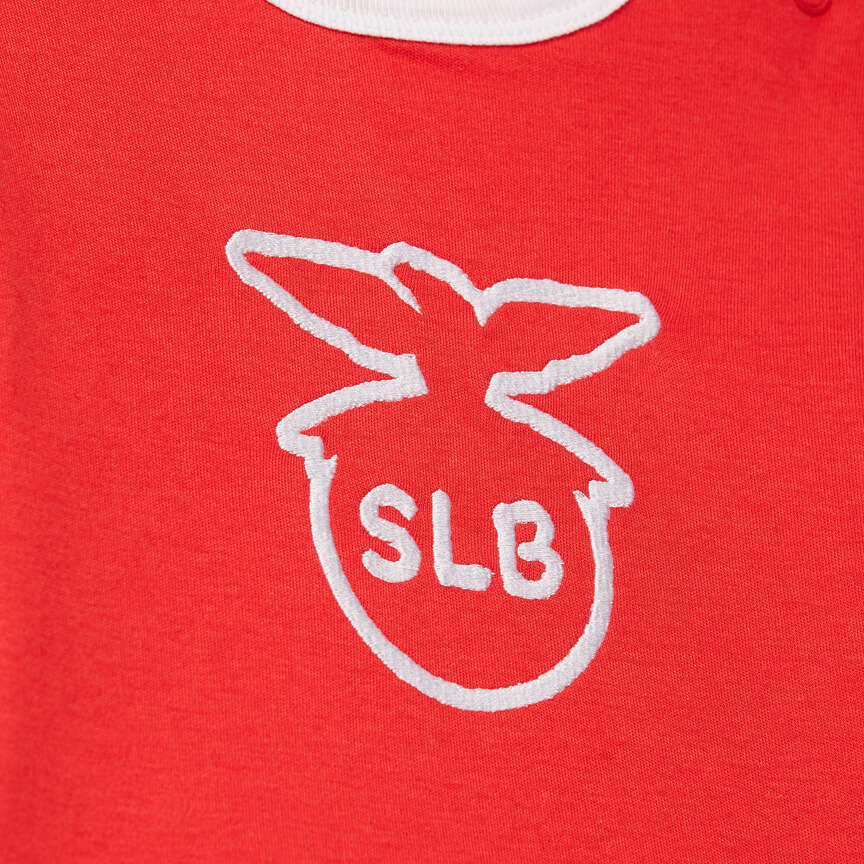 Red T-shirt with the SLB Emblem