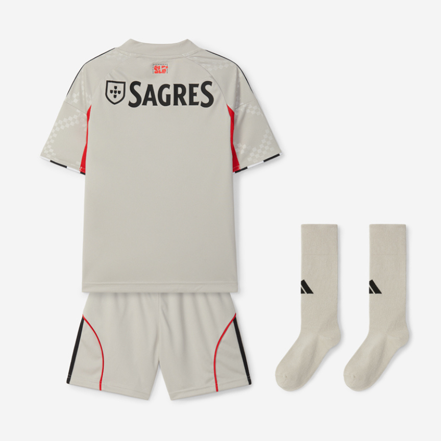 SL Benfica 2025–2026 Beige Away Youth Kit
